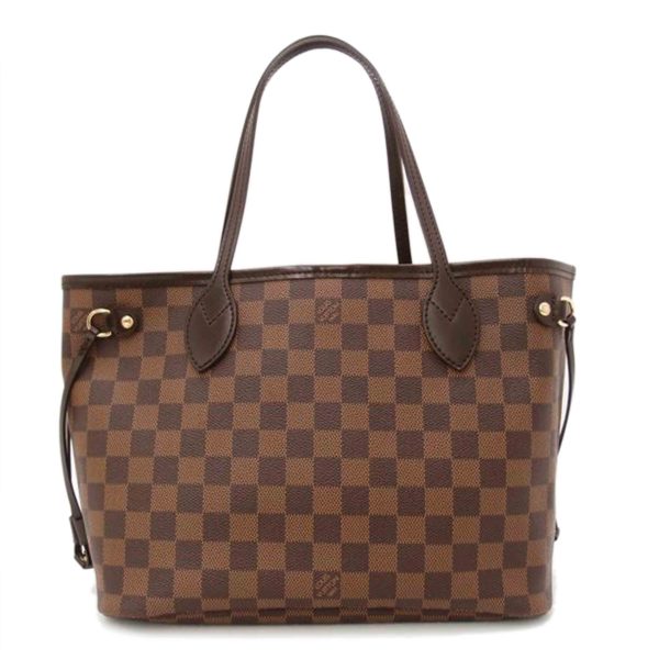 21661 1 Louis Vuitton Neverfull Damier Tote Bag Brown