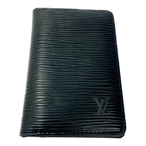 217954 2 LOUIS VUITTON Epi Leather Organizer Do Posh Card Case Noir