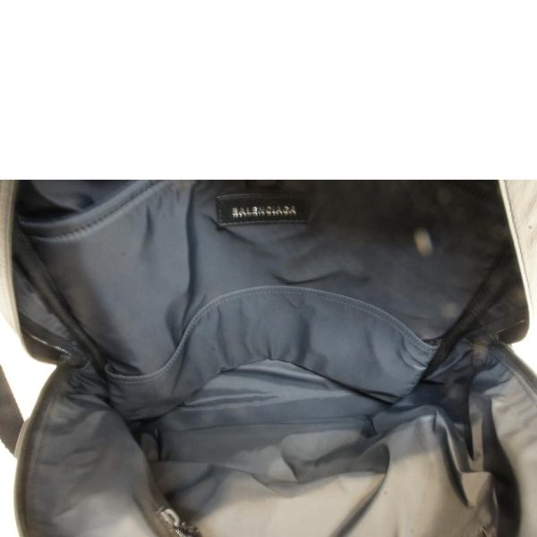 21797 5 Balenciaga Leather Solid 2Way Backpack Bag