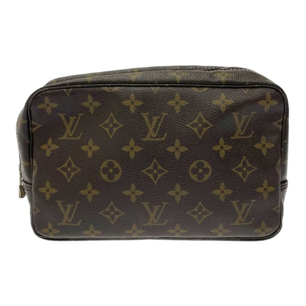 217989 1 LOUIS VUITTON Monogram PVC True Toilet Shoulder Bag Brown