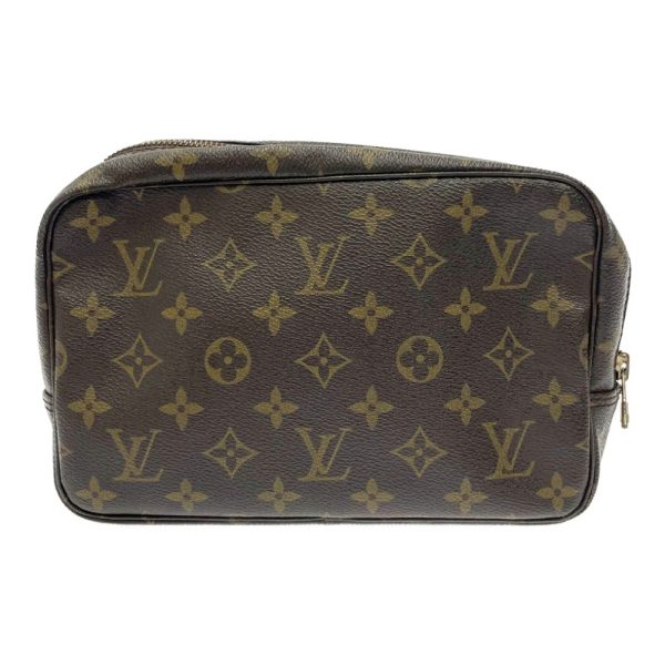 217989 4 LOUIS VUITTON Monogram PVC True Toilet Shoulder Bag Brown