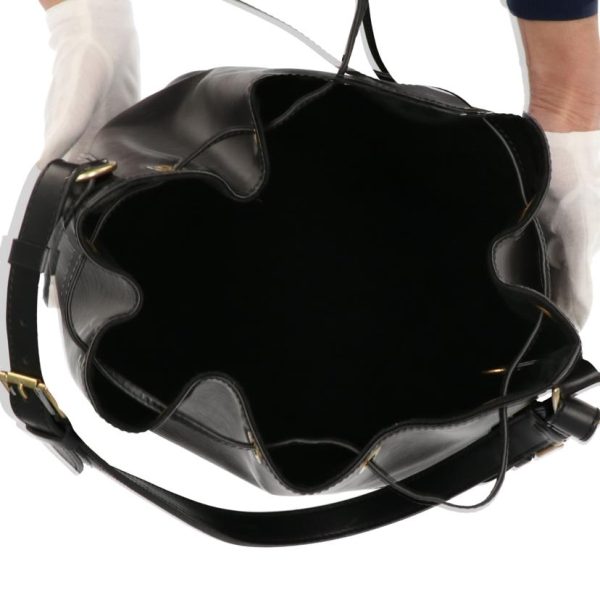 21862 5 Louis Vuitton Noe Bucket Bag Epi Noir