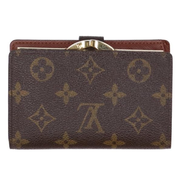 21923 2 Louis Vuitton Portefeuil Viennois Monogram Wallet Brown