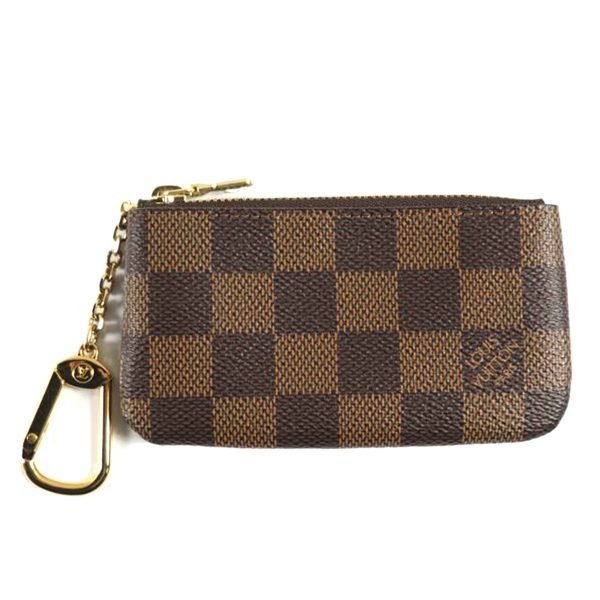 21928 1 Louis Vuitton Cle Coin Purse Damier Brown