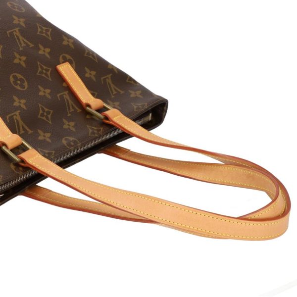 21944 3 Louis Vuitton Cavapiano Monogram Satchel Bag Brown