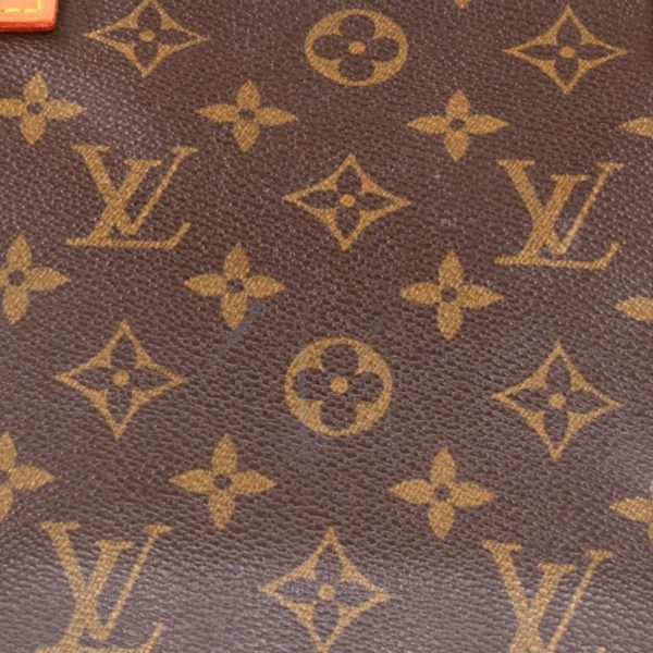 21944 5 Louis Vuitton Cavapiano Monogram Satchel Bag Brown