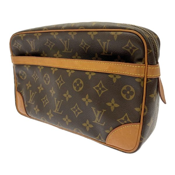 219578 3 LOUIS VUITTON Monogram PVC Compiegne Shoulder Bag Brown