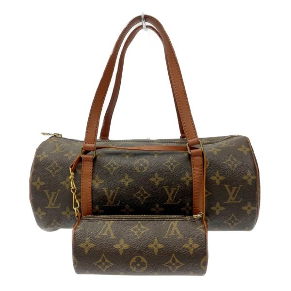 219697 1 LOUIS VUITTON Monogram PVC Papillon Handbag Brown