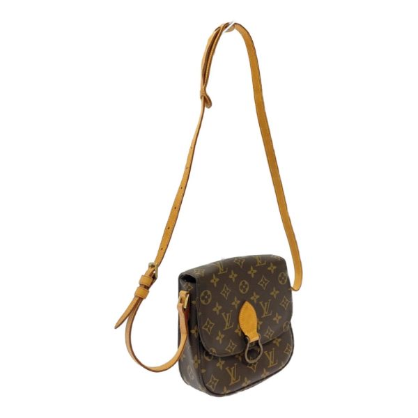 219962 2 LOUIS VUITTON Monogram PVC Saint Cloud MM Shoulder Bag Brown