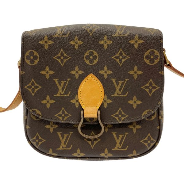 219962 4 LOUIS VUITTON Monogram PVC Saint Cloud MM Shoulder Bag Brown