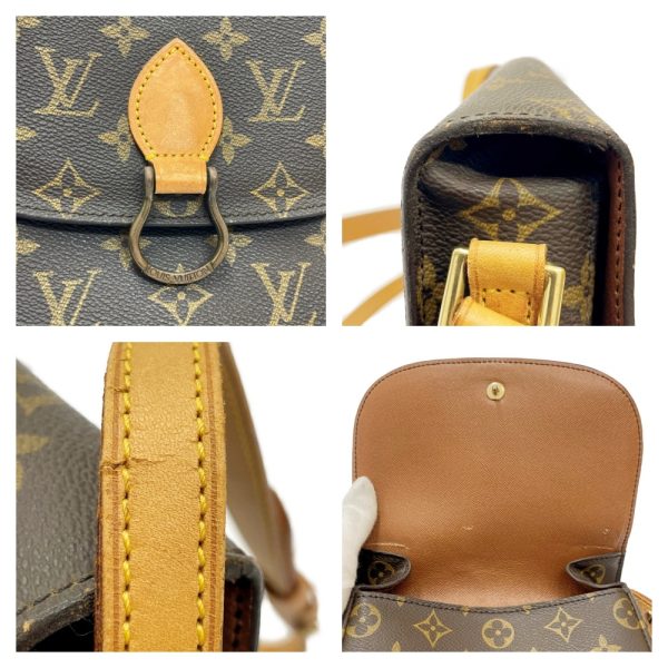 219962 8 LOUIS VUITTON Monogram PVC Saint Cloud MM Shoulder Bag Brown