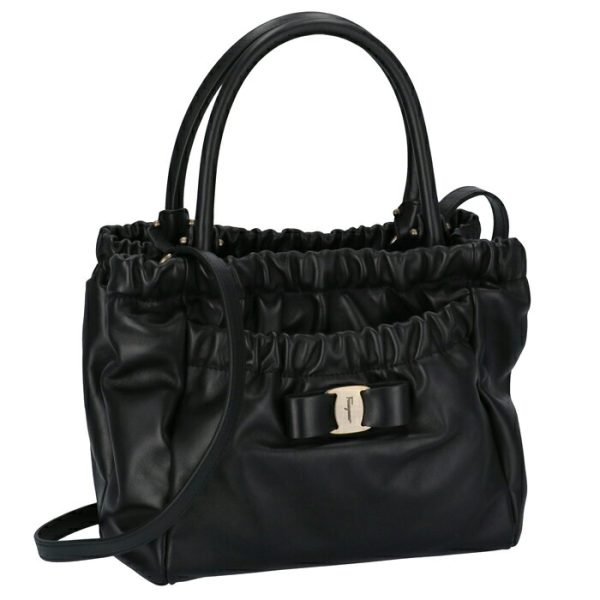 21c79300010010 Ferragamo Josette 2WAY Bag Black