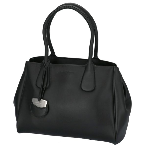 21e60500010010 1 Ferragamo Nolita Commuting Tote Bag Black