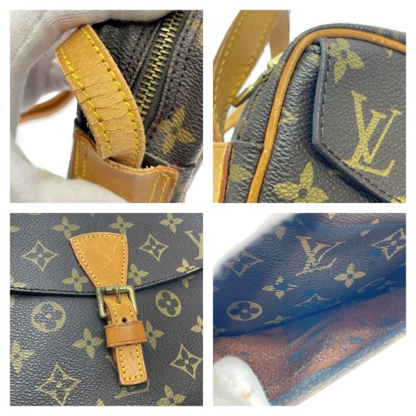 220014 8 LOUIS VUITTON Monogram PVC Genefeuille Shoulder Bag Brown