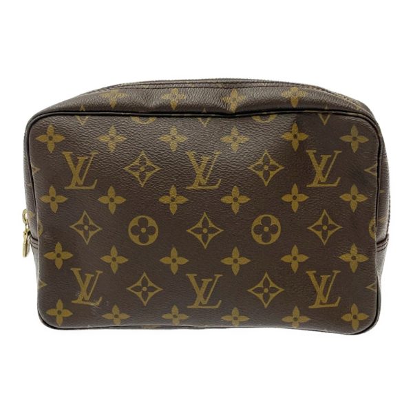 220016 1 LOUIS VUITTON Monogram PVC True Toilet Shoulder Bag Brown