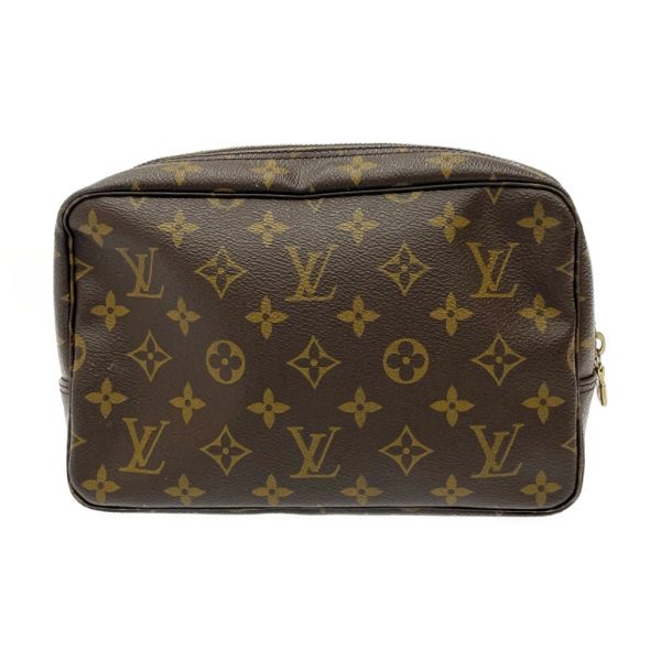 220016 4 LOUIS VUITTON Monogram PVC True Toilet Shoulder Bag Brown