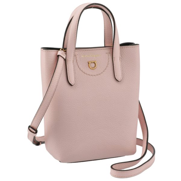 22002400010497 Ferragamo Gancini Mini Shoulder Bag Pink