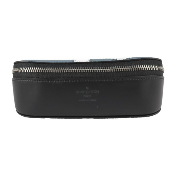 2201103008008 2 Louis Vuitton GM White Black Yellow Glasses Case