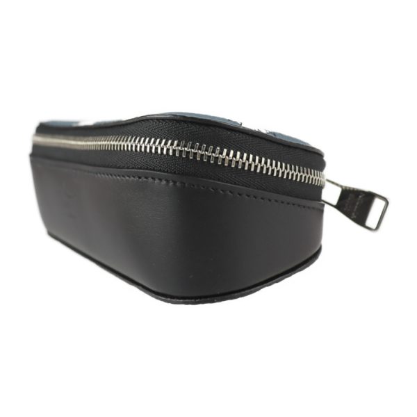 2201103008008 3 Louis Vuitton GM White Black Yellow Glasses Case