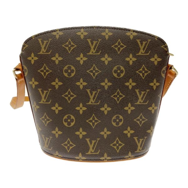 220209 4 LOUIS VUITTON Monogram PVC Drouot Shoulder Bag Brown