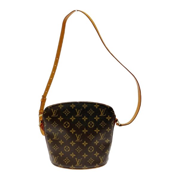 220209 5 LOUIS VUITTON Monogram PVC Drouot Shoulder Bag Brown