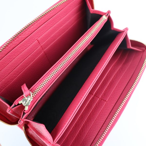 2202113002002 7 Gucci Soho Interlocking G Long Wallet Pink