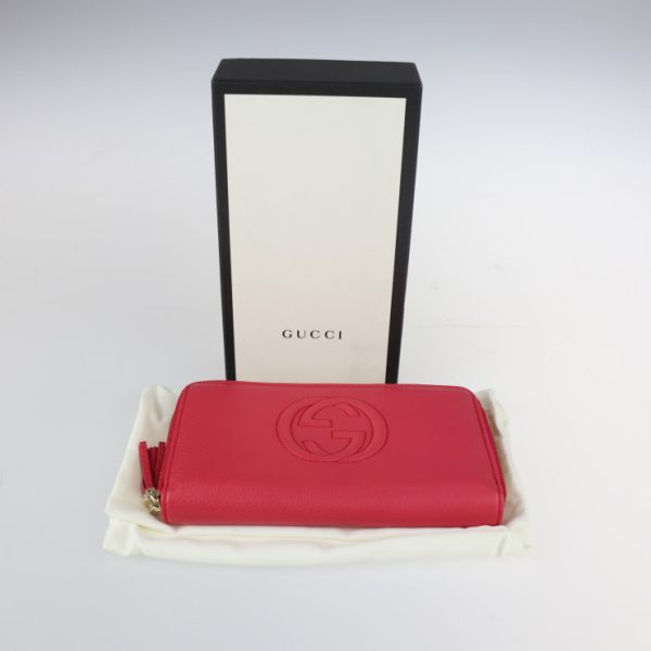 2202113002002 9 Gucci Soho Interlocking G Long Wallet Pink