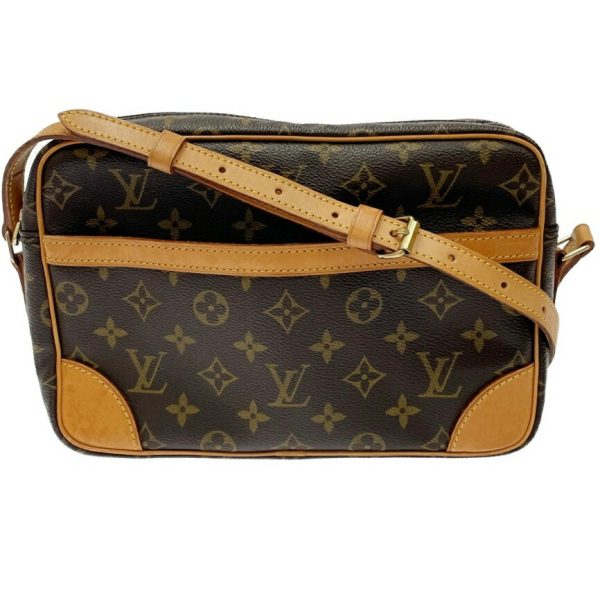 220237 1 LOUIS VUITTON Monogram PVC Trocadero Shoulder Bag Brown