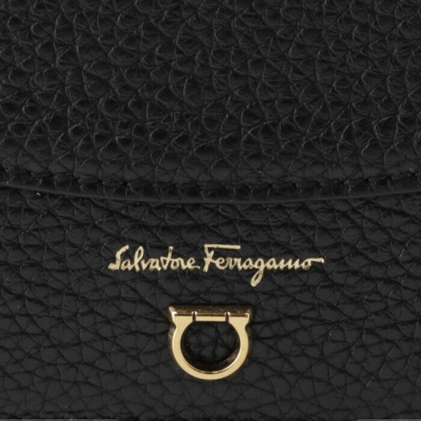 2202600001 3 Ferragamo Gancini Bifold Mini Wallet