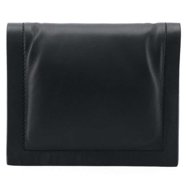 22028800010010 2 Ferragamo Viva Bow Ribbon Bifold Mini Wallet Black