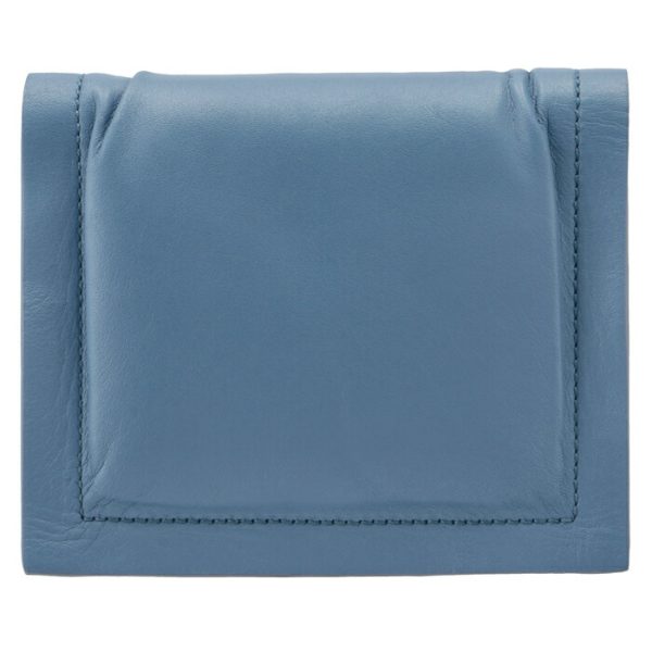 22028800010509 2 Ferragamo Viva Bow Ribbon Bifold Mini Wallet Blue