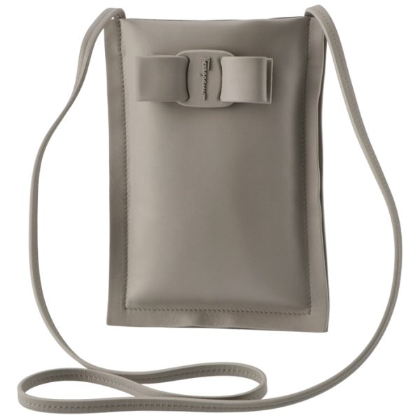 22029300010538 Ferragamo Vara Smartphone Holder Gray