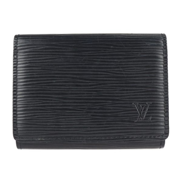 2203043008022 1 Louis Vuitton Epi Leather Card Case Black