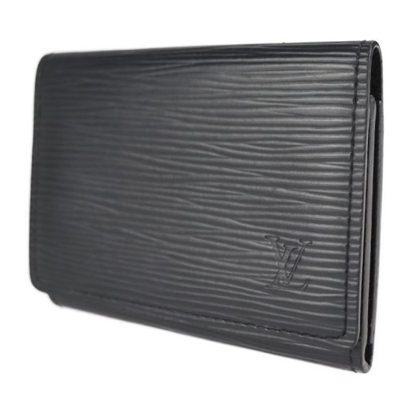 2203043008022 2 Louis Vuitton Epi Leather Card Case Black