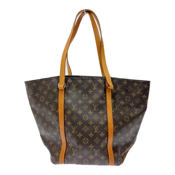 220329 1 LOUIS VUITTON Monogram PVC Sack Shopping Shoulder Bag Brown