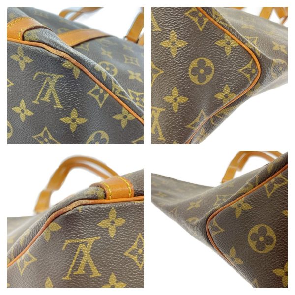 220329 5 LOUIS VUITTON Monogram PVC Sack Shopping Shoulder Bag Brown