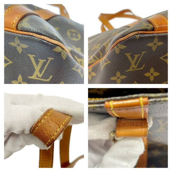 220329 6 LOUIS VUITTON Monogram PVC Sack Shopping Shoulder Bag Brown