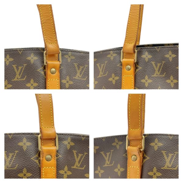 220329 7 LOUIS VUITTON Monogram PVC Sack Shopping Shoulder Bag Brown