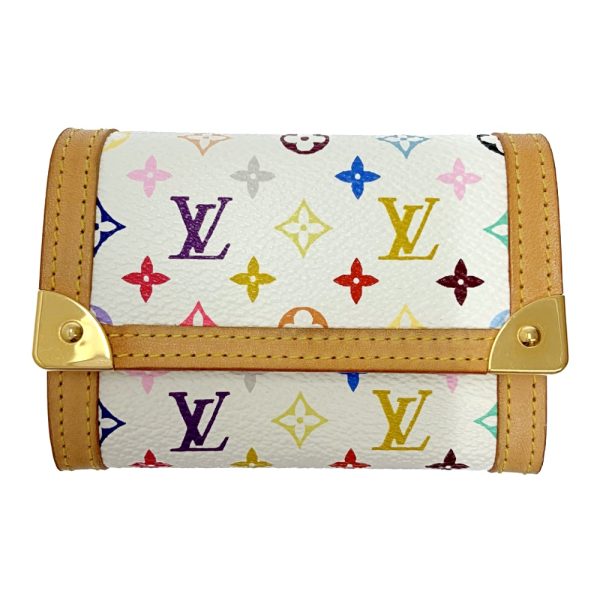 220466 1 LOUIS VUITTON Monogram Multicolor PVC Portomone Plas Coin Case