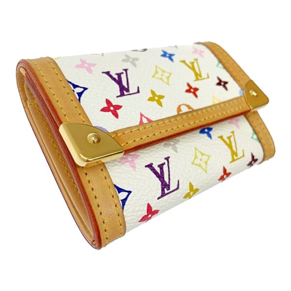 220466 3 LOUIS VUITTON Monogram Multicolor PVC Portomone Plas Coin Case