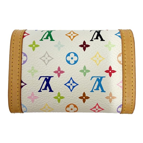 220466 4 LOUIS VUITTON Monogram Multicolor PVC Portomone Plas Coin Case