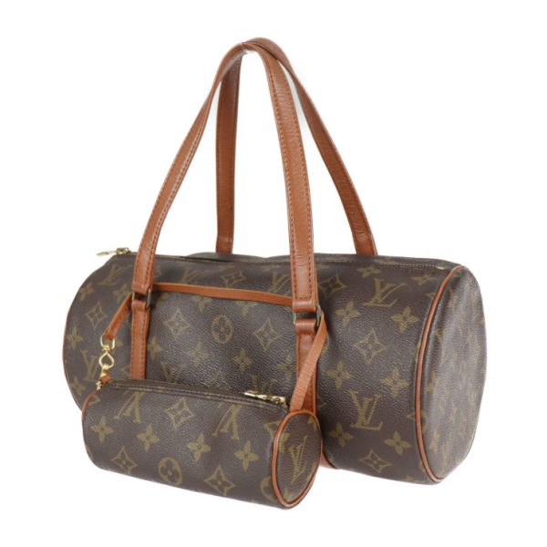 2205061001014 2 Louis Vuitton Monogram Canvas Handbag Brown