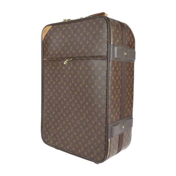 2205063008016 2 Louis Vuitton Monogram Canvas Suitcase Brown