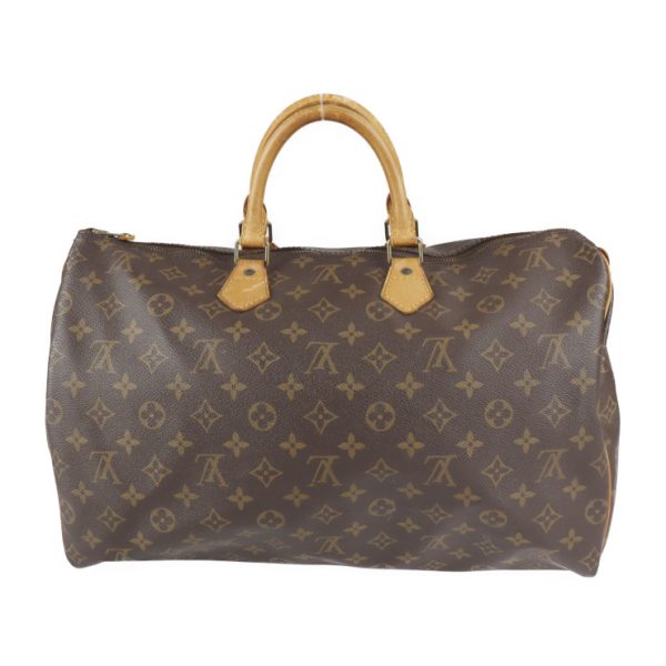 2205091001004 1 Louis Vuitton Speedy 40 Boston Bag Leather Brown