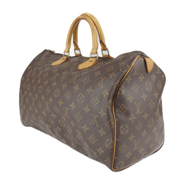 2205091001004 2 Louis Vuitton Speedy 40 Boston Bag Leather Brown