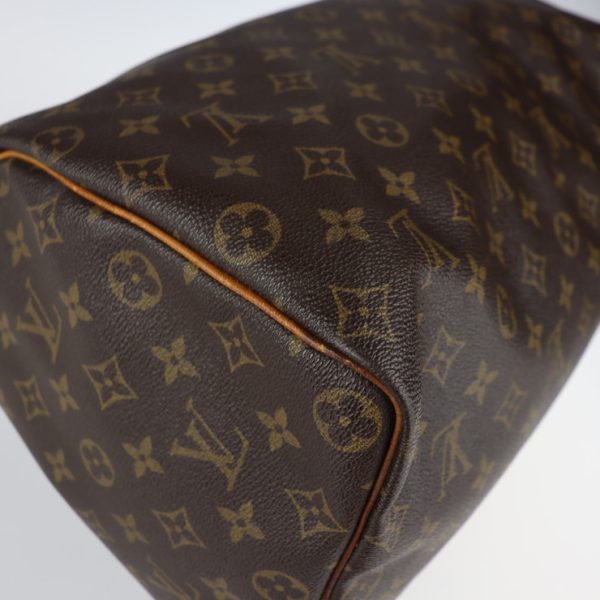 2205091001004 5 Louis Vuitton Speedy 40 Boston Bag Leather Brown