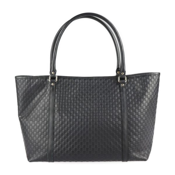 2206013007026 3 GUCCI Micro Guccisima Tote Bag Leather Black