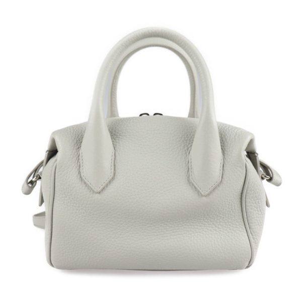 2206023008058 3 Balenciaga Infanta Leather Handbag Light Gray