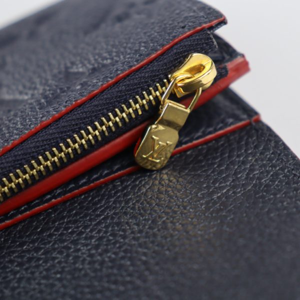 2206113008036 9 Louis Vuitton Zoe Trifold Wallet Marine Rouge