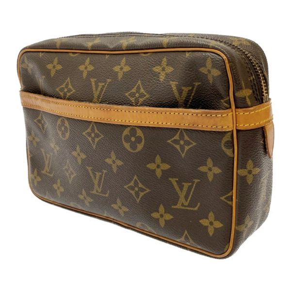 220645 3 LOUIS VUITTON Monogram PVC Compiegne Shoulder Bag Brown